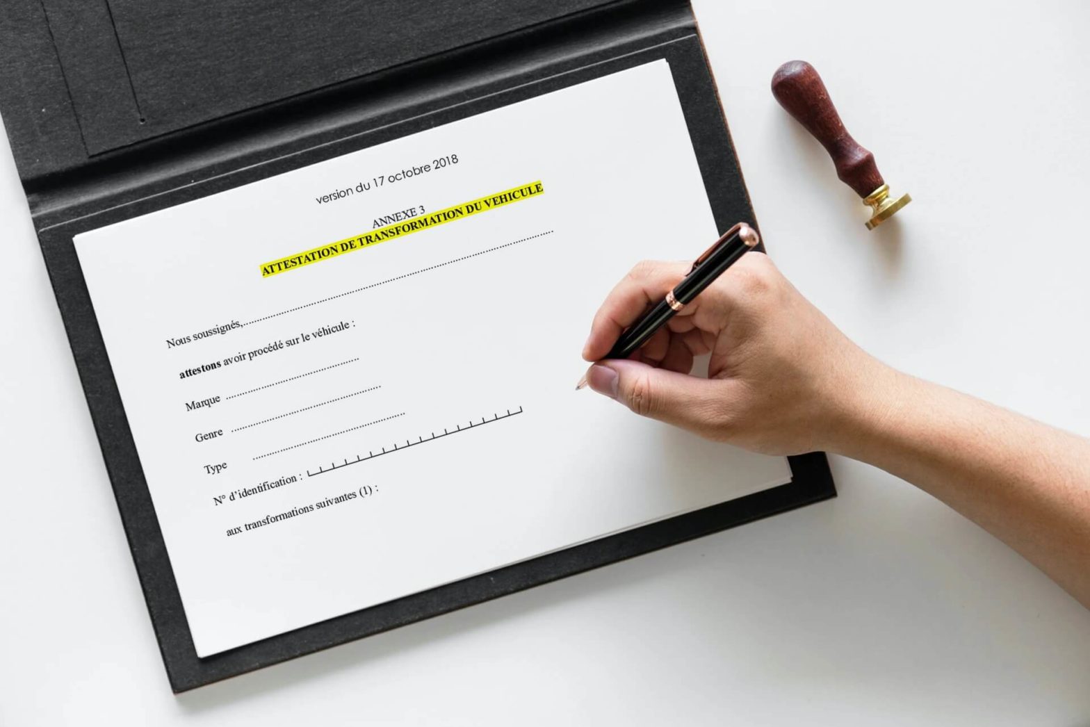 Dossier vasp comment remplir les 12 pi ces d homologation